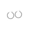 Sterling Silver Twist Hoop Earrings