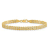 14K 4.5mm Wide Diamond-Cut Triple Rope Chain