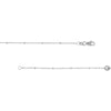 Saturn Chain Bezel Long Necklace