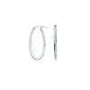 Oval Hoop Earrings