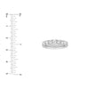 1-1/3ct Diamond Half Eternity Band