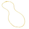 2.2mm Paper Clip Chain 060 with Lobster Lock