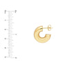 6mm ID Polished Open Hoop Earrings