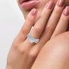 10K 0.61Ct Diamond Bridal Ring