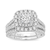 14K WG 2.00ct Diamond Bridal Ring