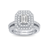14K WG 1.50CT Diamond Bridal Ring
