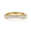 14K Yellow Gold Diamond Wedding Band