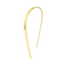 Curved Flat Wire Earrings