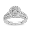 14K WG 1.00CT Diamond Bridal Ring