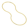 3.4mm D/C Round Box Chain with Lobster Lock End Caps