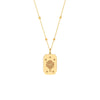 Gemini Engraved Pendant