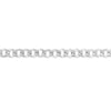 Sterling Silver 8.4mm Concave Open Curb Chain