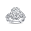 14K WG 1.00CT Diamond Bridal Ring