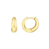 Graduated Small Puff Hoop Earrings