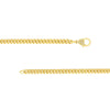 Pave Diamond Pear Lock Curb Chain Bracelet