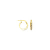 3mm x 10mm Sparkle Hoop Earrings