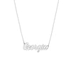 5mm Script Font Nameplate Necklace
