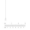 Sterling Silver 0.75mm Pendant Rope Chain