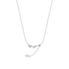 Adjustable Cable Chain Necklace with Slider