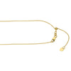 Adjustable Cable Chain Necklace with Slider