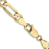 14K 5.50mm Flat Figaro Chain