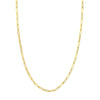 3.80mm Hollow Paper Clip Chain with Pear Lock