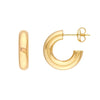 8mm ID Polished Open Hoop Earrings