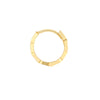 Block Pattern Hoop Earrings