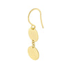 Double Disc Dangle Earrings