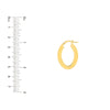 Marquise Rectangular Hoop Earrings