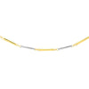 Two-Tone Alternating Bars Adjustable Choker