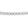 Sterling Silver Diamond-Cut Beads Adjustable Bracelet