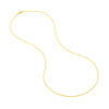 0.85mm D/C Square Wheat Chain with Lobster Lock