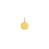 Small Jagged Circle Engravable Charm