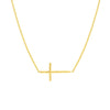 E2W Mini Cross Adj Necklace