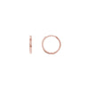 14.25mm Square Wire Hoop Earrings