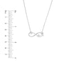 Sterling Silver Infinity Symbol Love Necklace