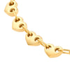 Solid Small Heart Link Chain