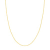 1.75mm Solid Round Box Chain with Lobster Lock