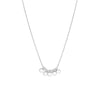 Mini Disc Drop and Bead Station Necklace