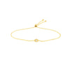 3pt Diamond Evil Eye Bolo Bracelet