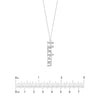 5mm Vertical Typewriter Font Necklace