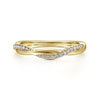 14K Yellow Gold Matching Wedding Band