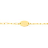 Paper Clip Anklet with Plate