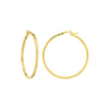 2 x 40mm Square Hoop Earrings