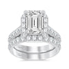 14K 5.00Ct Certified Lab Grown Diamond Bridal Ring