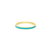 Turquoise Enamel Band Ring