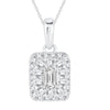 14K 0.50Ct Diamond Pendants