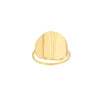 Organic Shape Round Ring