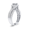 14K WG 1.00CT Diamond Bridal Ring